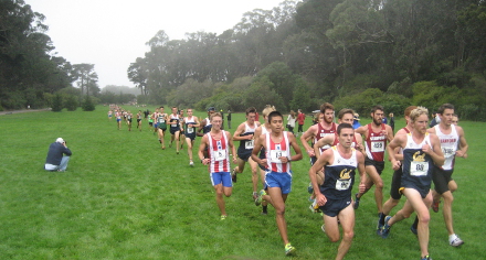 University of San Francisco Invitational, Mens Race Chase Group, 2013