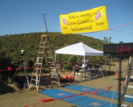 Yolo County Championships Finish Line, 2012