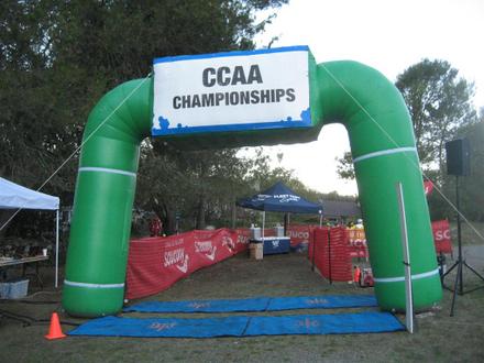 Finish Line at the California Collegiate Athletic Association Cross Country Championships 2011