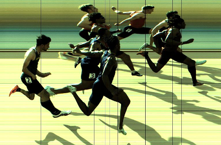 Men 100 Heat 2, Reverse Direction, Duyst Invitational (March 2023)