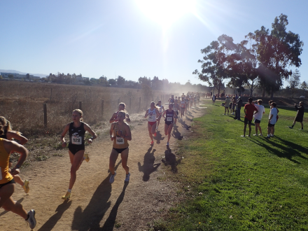 Split 1 at 1100m, Women's Invitational Race, SCU Bronco Invitational (10/17/2026)