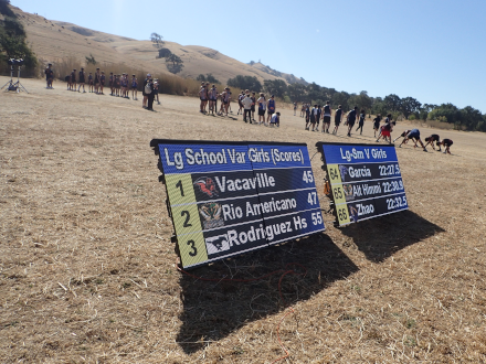 Scoreboards at Lagoon Valley Classic, Lagoon Valley Regional Park (near Vacaville, CA)(9/5/2026)