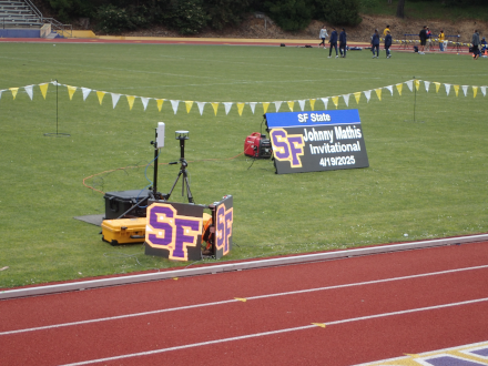 Video Display to Report the Wind, Johnny Mathis Invitational (4/19/2025)