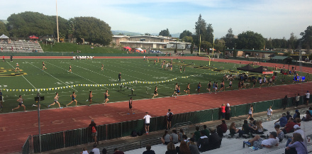 Men 5K (one of 16 sections), SF State Distance Carnival, At Chabot College, 2018