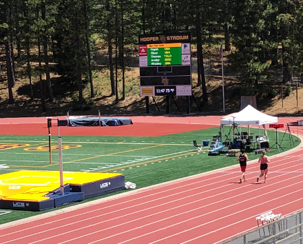 Finish Line, Sierra Gold Masters Track and Field Festival, 2018
